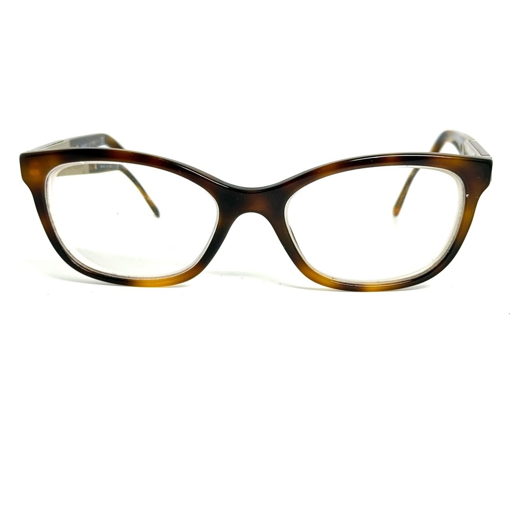 Burberry B 2232 3316 Dark Havana Tortoise Cat Eye Eyeglass Frame Italy 51-17-140